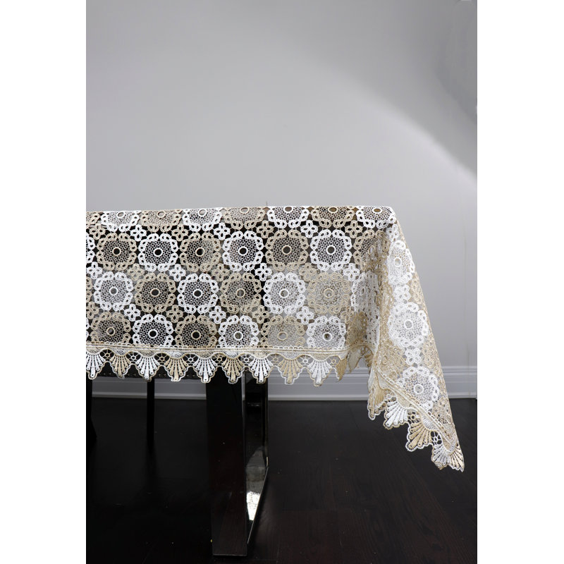 Leclerc Geometric Tablecloth, 90'' x 64''
