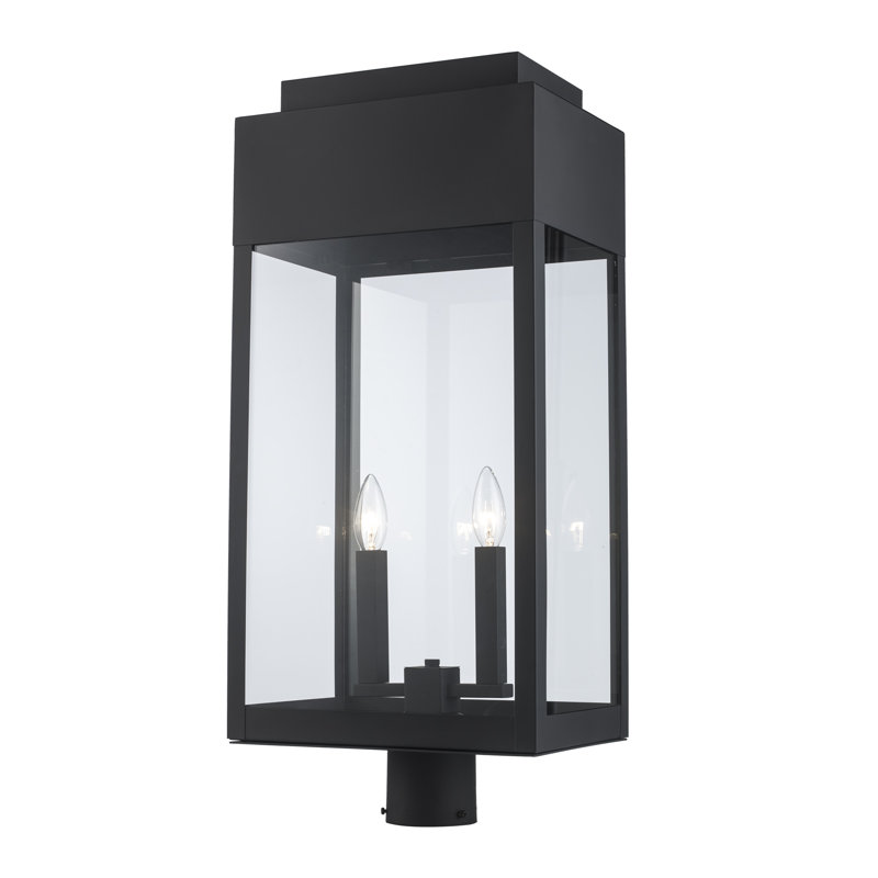 Pier Mount Light, 12" H x 8.3" W x 8.3" D