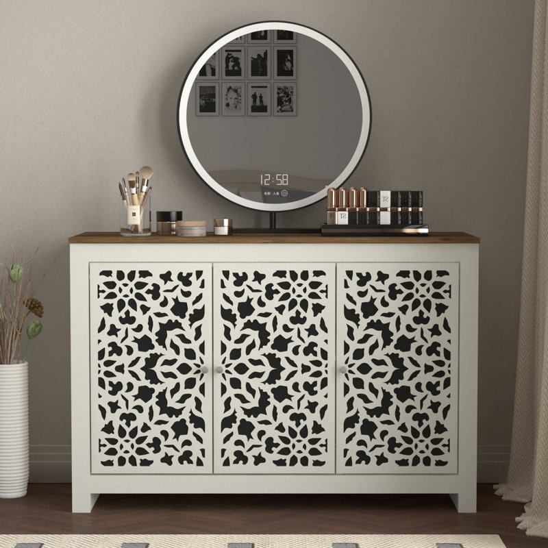 Arrastia 44.3'' Sideboard, Barli, Ivory/Cream/Brown