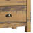 Hibir 2-Drawer Compact Nightstand 24” W Farmhouse Solid Wood Bedside, Rustic Pinewood Premium Style-123297532