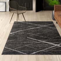Home Cal Modern Non-Slip Area Rug - 5.9x9.18ft Rubber Backing Throw Rugs  Door Mat, Rectangle Indoor Area Rugs for Bathroom,Bedroom,Living  Room,Laundry
