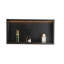 Niche de douche 13 po x 25 po x 4 po avec tablette à DEL en acier inoxydable