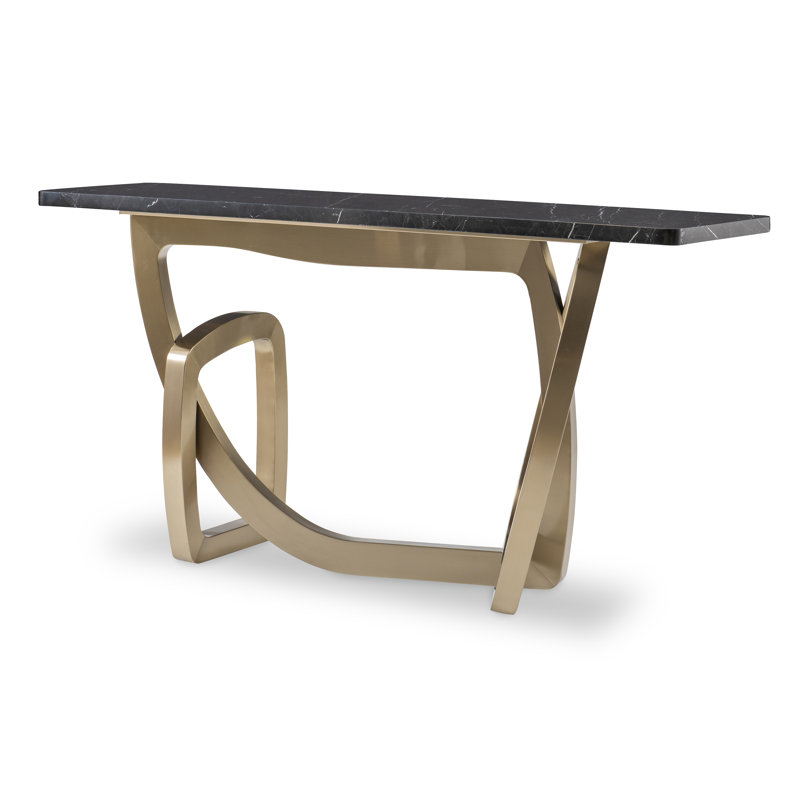 Link 60 in. Marble Console Table