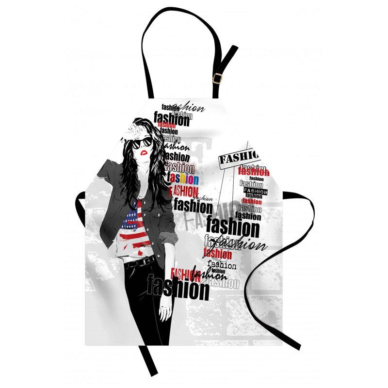 Tablier de mode en t-shirt à drapeau américain