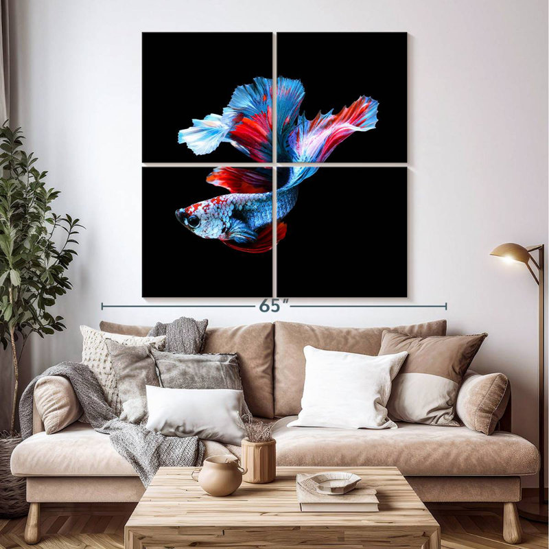 Brampt Elegant Betta Fish, 50" H x 50" W
