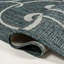 Tapis d'intérieur / extérieur à volutes et crème Maribel-2042545040