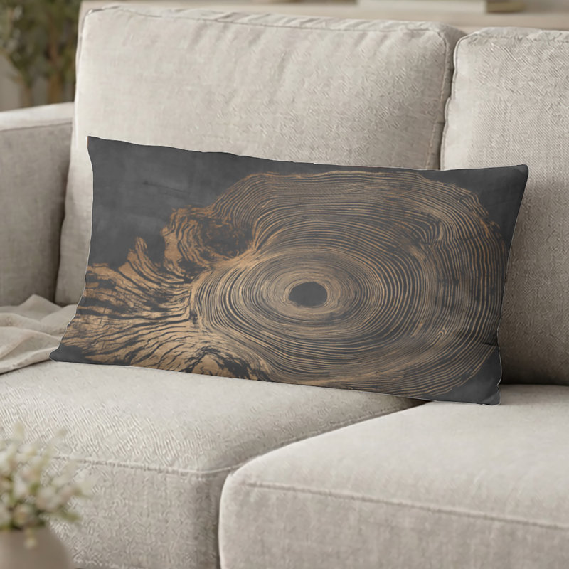 Coussin décoratif Spiral, H 12 po x l 20 po