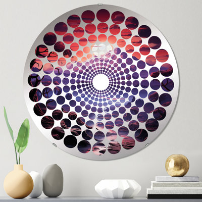 Miroir mural rond