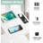 Top 1 End Table Set End Table with Storage and Built-In Electrical Outlet