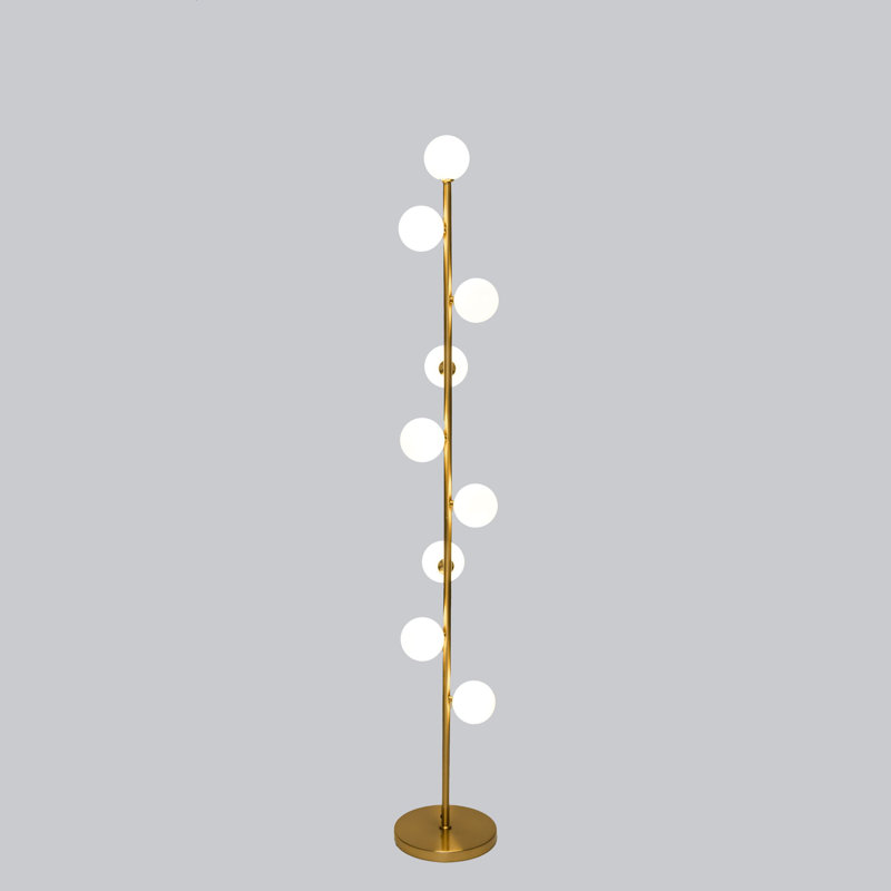 Lampe sur pied Osvalds, Or