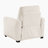 Salton 37.5" Modern & Contemporary Chenille Fabric Power Reclining Chair with Wall-Hugger Design, USB-A & C Charging Ports