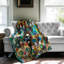 Machine Woven Throw Blanket-747125562