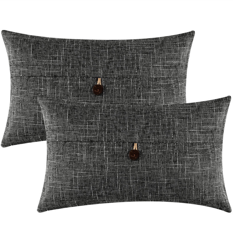 Housse de coussin , Noir