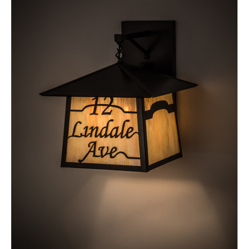 Personalized 3 - Light Armed Sconce