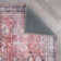 Labarbera Machine Washable Red/Gray Non-Slip Backing Area Rug