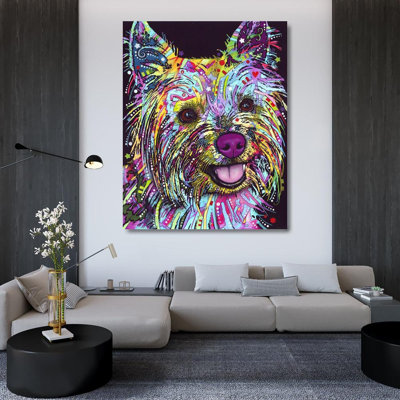 Art sur toile de la collection Dean Russo de Red Barrel Studio®: Yorkie