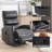 Heat Massage Manual Recliner Chair with Rocker and Swivel-1109975631-1123622865-1123622894