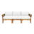 Monterey Teak Outdoor Seating Group with Cushions-94431143-124928169
