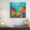 «Happy» par Wani Pasion, reproduction d'art sur toile