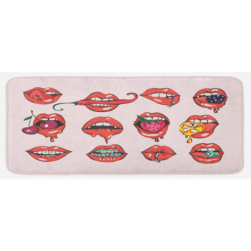 Tapis de cuisine Lips