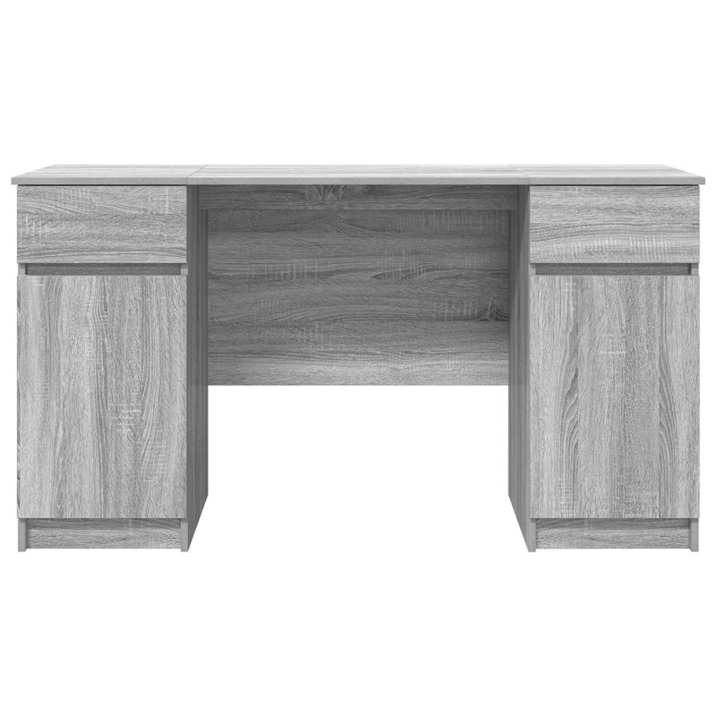 Computer Desk, Grey Wood