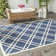 Joyner Geometric Hand Woven Indoor / Outdoor Area Rug