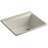 Riverby 25" L x 22" W x 9-5 8" Bar Kitchen Sink with Basin Rack-64615352-11013559
