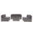 Ensemble de conversation modulaire en rotin avec coussins Sanjaya-87937548-88345265