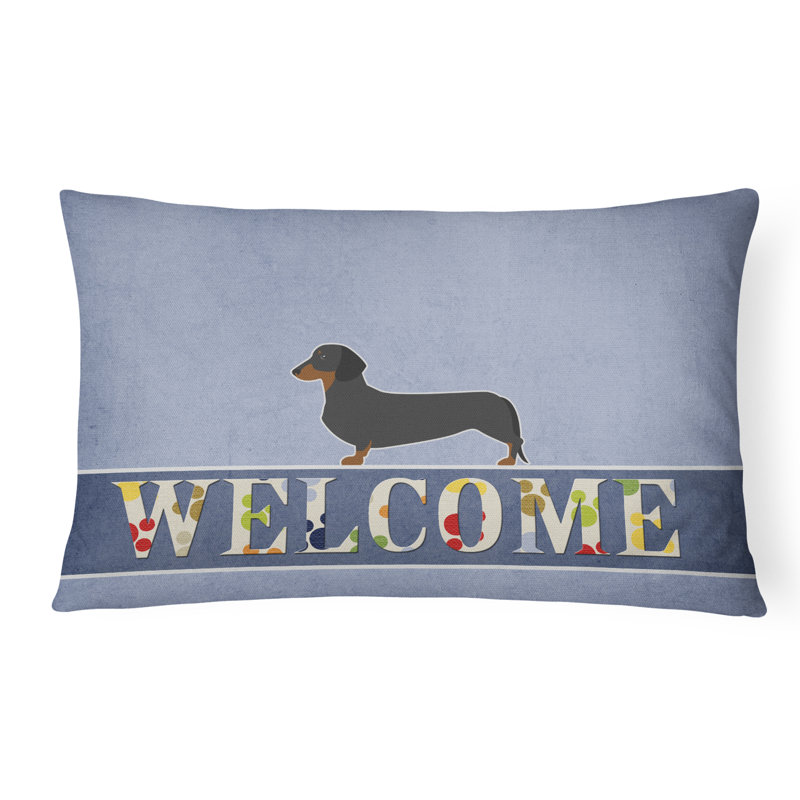 Coussin Dachshund Welcome