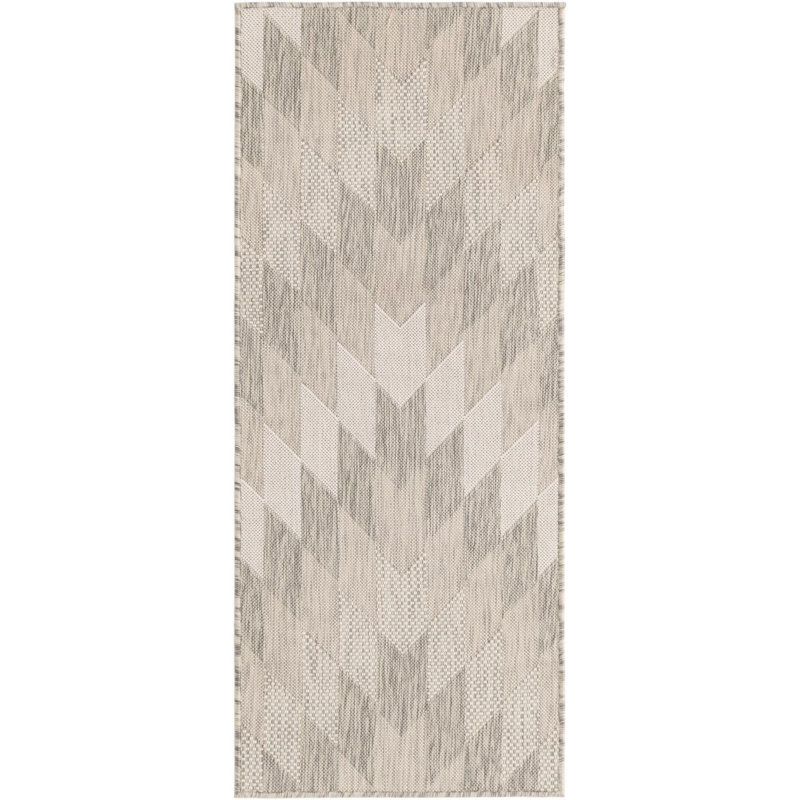 Aucun tapis gris Nykeia, Tapis de couloir 2 pi x 5 pi 1 po