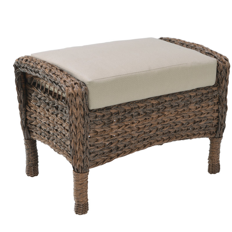 Widger Wicker Outdoor Ottoman