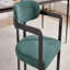 Ensemble de 2 chaises de salle à manger modernes, rembourrées Boucle