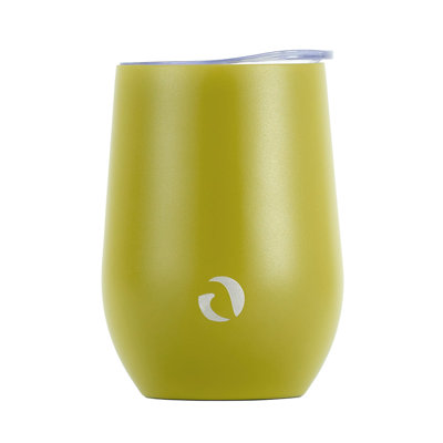 Latitude Run® Emiliana 12oz. Vacuum Insulated Stainless Steel Wine Tumbler