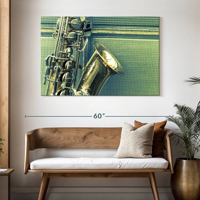 Saxophone Abarca, H 32 po x l 48 po
