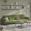 2 Seater Velvet Sleeper-1481417916