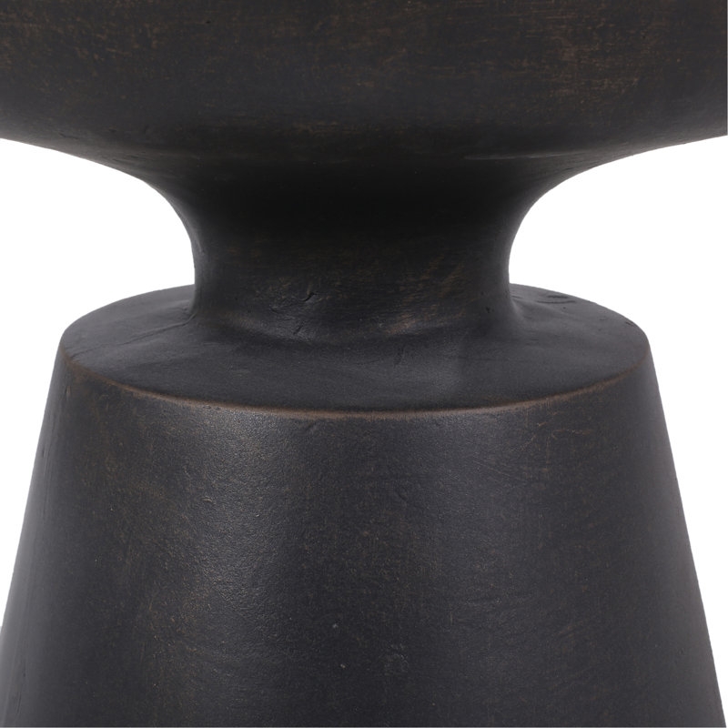 Table d'appoint d'extérieur en béton léger