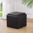 Faux Leather Storage Ottoman set-1261808472