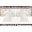 Porte de douche pivotante demi-cadre en aluminium avec verre trempé de 6 mm (1/4 po), poignée en acier inoxydable, pellicule protectrice, emballage antichoc, ouverture et fermeture en douceur. Convient pour salle de bain, cadre de 6 mm (28 x 72 po), joint d'étanchéité.