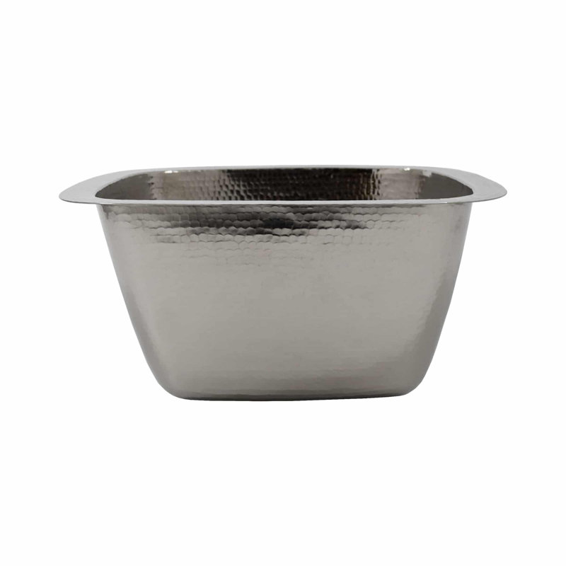 Rincon 13" L x 13" W Undermount Kitchen Sink, Polished Nickel