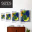 Impression encadrée Brights Strokes I-Premium - prêt à être accroché - aucun clou requis - aucun clou requis-108021623-108021629