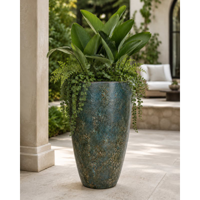 21 in. Calypso Vase - Lunar Blue