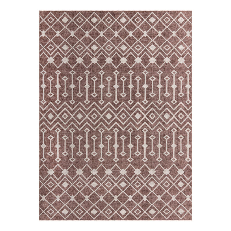Barnkine Geometric Indoor Rug, Rectangle 10' x 13'