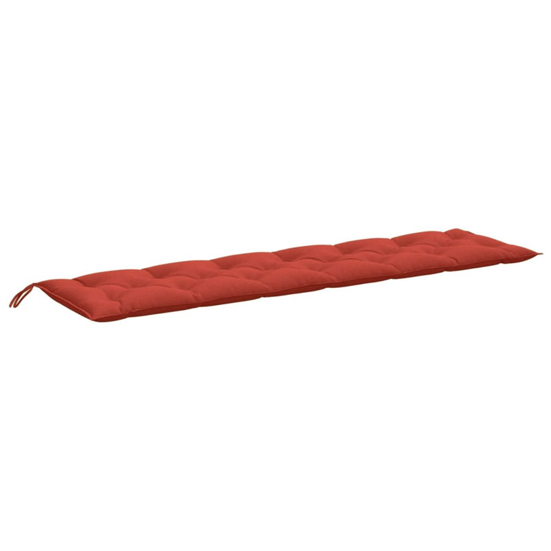Ebern Designs Garden Bench Cushion 2.8" Fabric, Melange Red, 78.7" W x 19.7" D