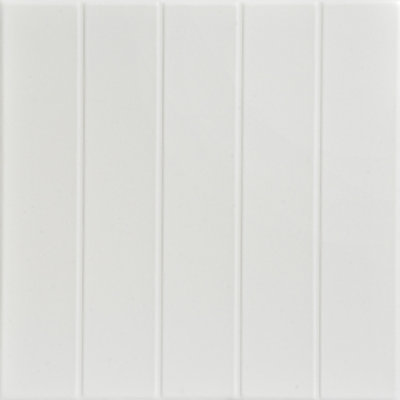 Carreau de plafond en polystyrène à coller 1,6 pi x 1,6 pi Bead Board