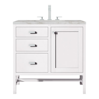 Addison 36'' Single Bathroom Vanity with Quartz Top