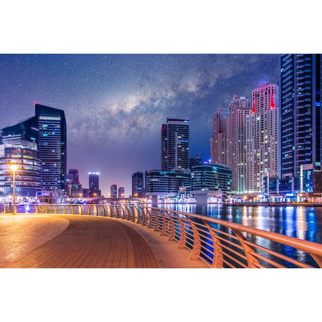 Dubai Marina-Panorama - Leinwandbild