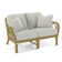 Edgewater 56" Flared Arm Loveseat