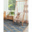 Tapis bleu tressé à la main Gleason-47758883