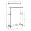 95cm Rolling Clothing Rack