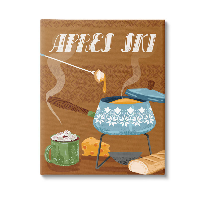 «Après Ski Warm Meal» par Arrolynn Weiderhold, H 30 po x l 24 po